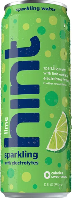 Hint Sparkling with Electrolytes – Lime