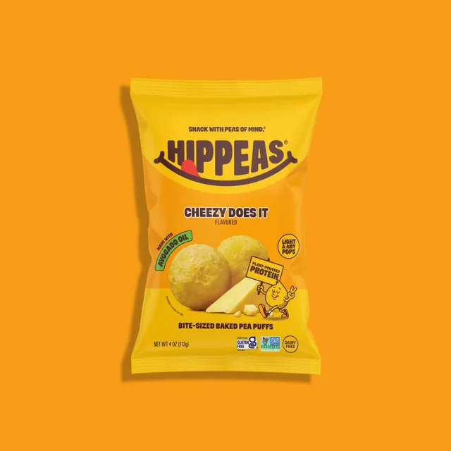 Hippeas Cheezy Cheddar Pops