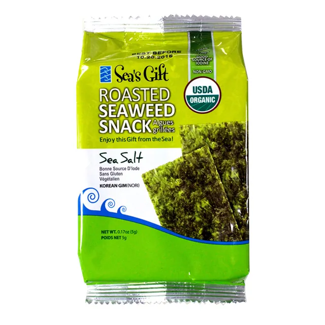 Jayone Organic Roasted Seaweed – Sea Salt