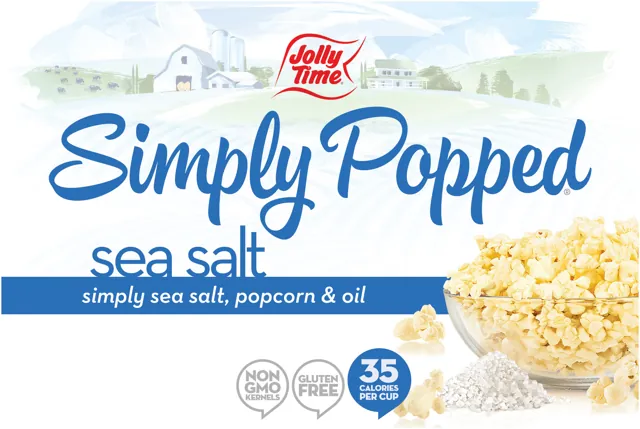 Jolly Time Simply Popped Sea Salt