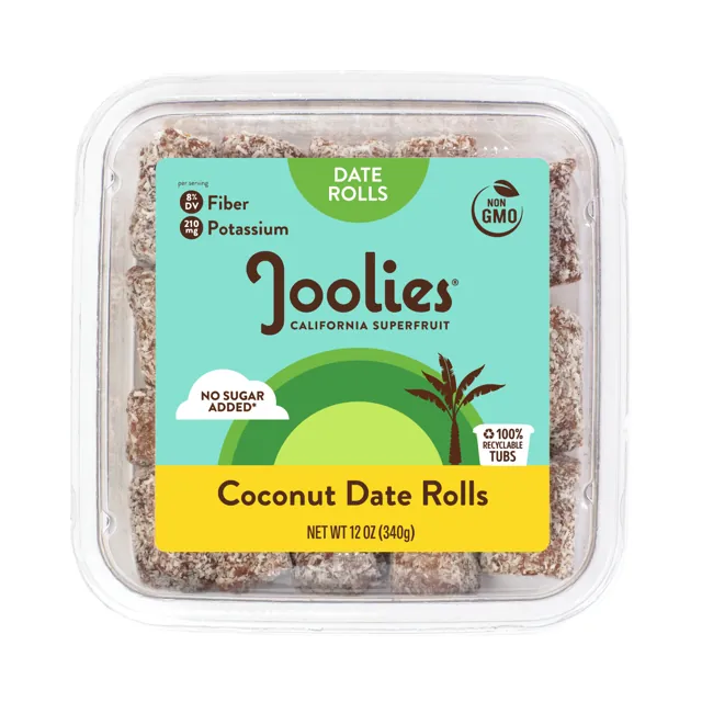 Joolies Coconut Date Rolls