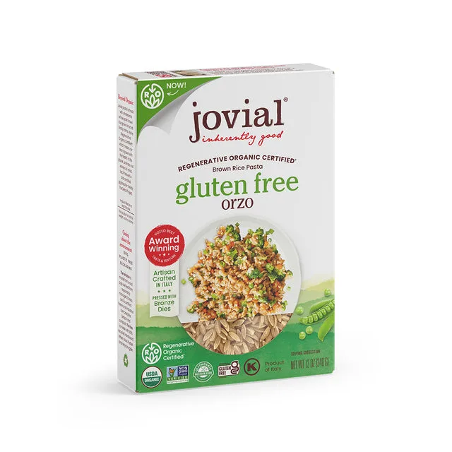 Jovial Organic Gluten-Free Brown Rice Orzo
