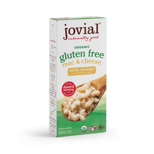 Jovial Organic Gluten-Free White Cheddar Mac & Cheese