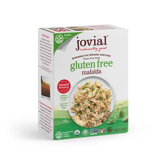 Jovial Organic Gluten-Free Brown Rice Mafalda