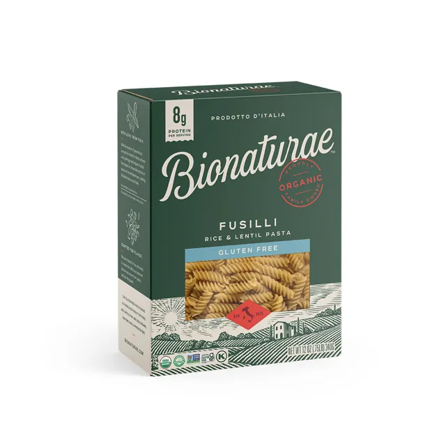 Jovial Organic Gluten-Free Rice & Lentil Fusilli