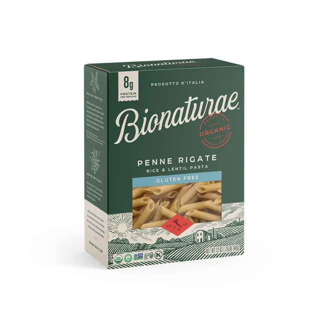 Jovial Organic Gluten-Free Rice & Lentil Penne Rigate