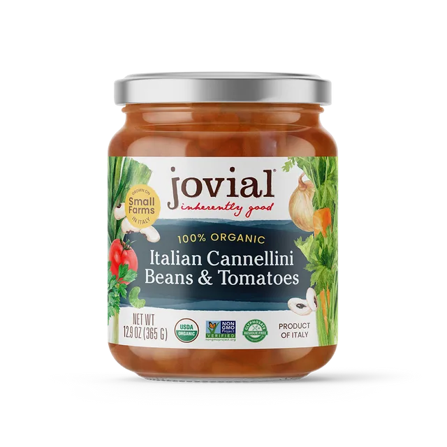 Jovial Organic Italian Cannellini Beans and Tomatoes