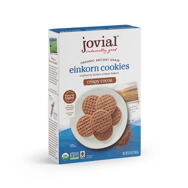 Jovial Organic Einkorn Crispy Cocoa Cookies