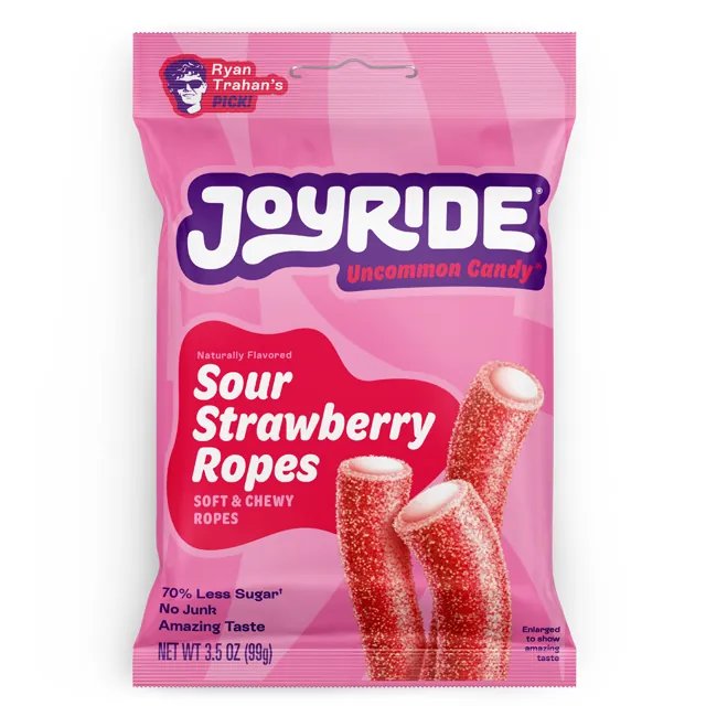 Joyride Sour Strawberry Ropes