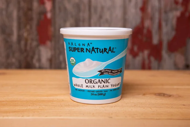 Kalona SuperNatural Organic Whole Milk Plain Yogurt