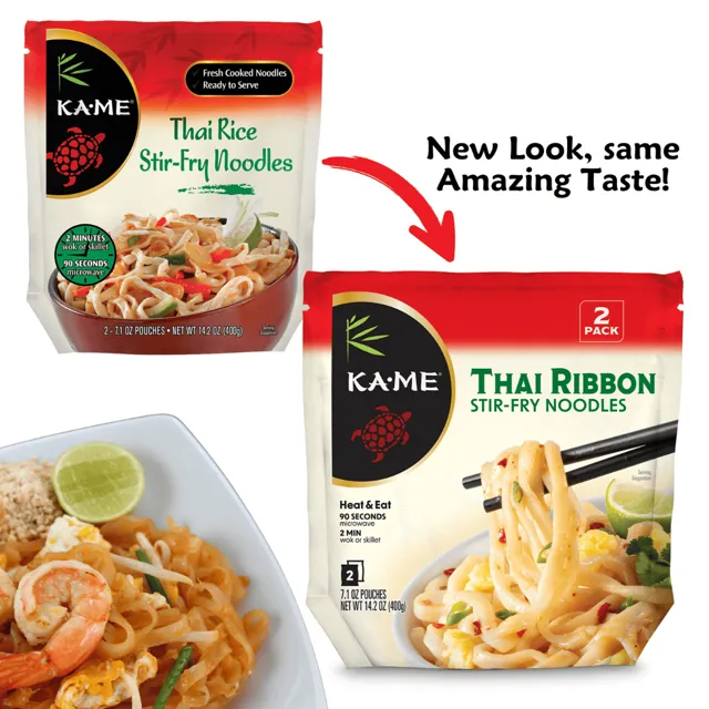 Ka-Me Thai Ribbon Stir Fry Noodles