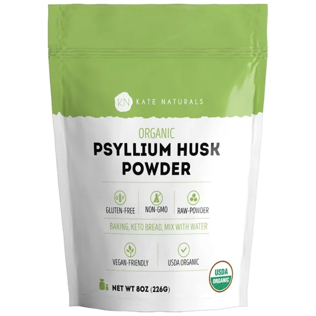 Kate Naturals Organic Psyllium Husk Powder