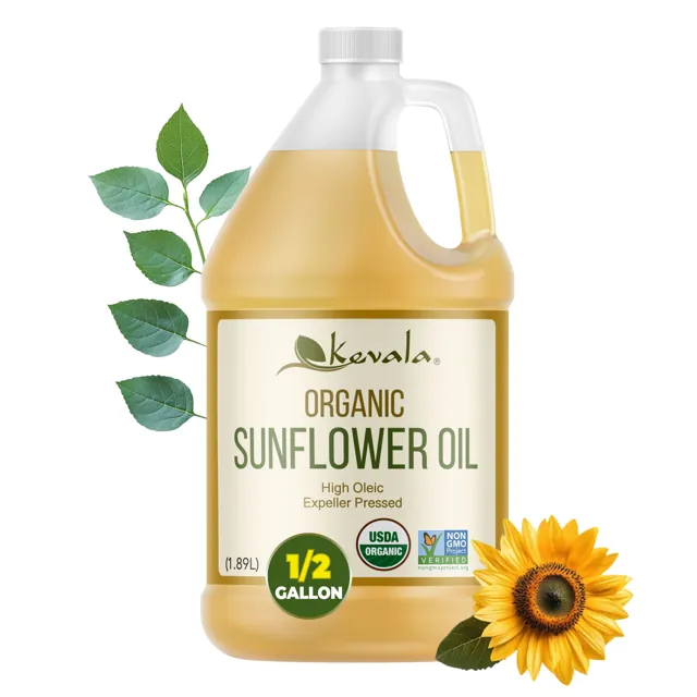 Kevala Organic Sunflower Oil (1/2 Gal)