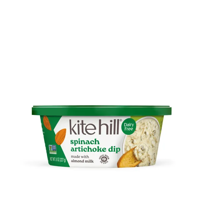 Kite Hill Spinach and Artichoke Dip