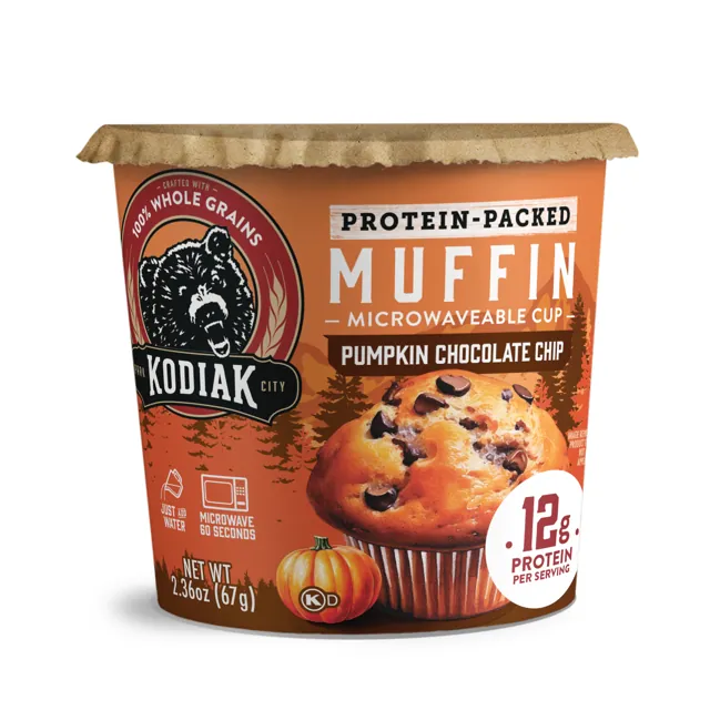 Kodiak Cakes Pumpkin Chocolate Chip Muffin Cup
