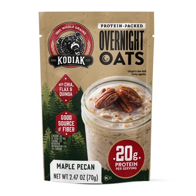 Kodiak Cakes Maple Pecan Overnight Oats