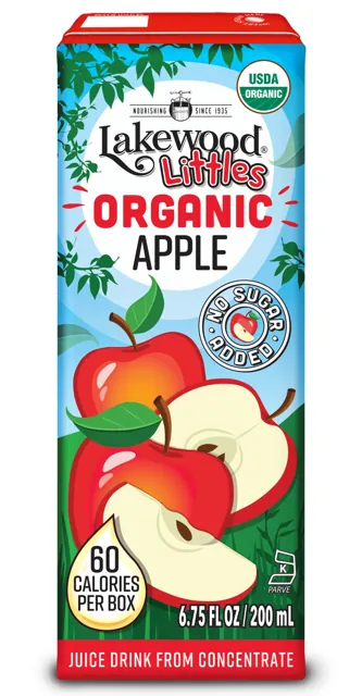 Lakewood Organic Littles Organic Apple Juice Boxes