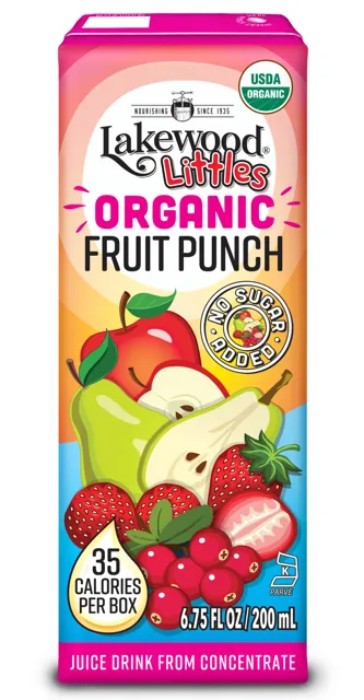 Lakewood Organic Littles Organic Fruit Punch Juice Boxes