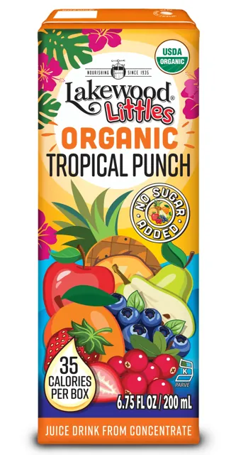 Lakewood Organic Littles Organic Tropical Punch Juice Boxes