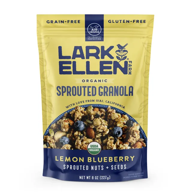 Lark Ellen Farm Lemon Blueberry Organic Sprouted Granola