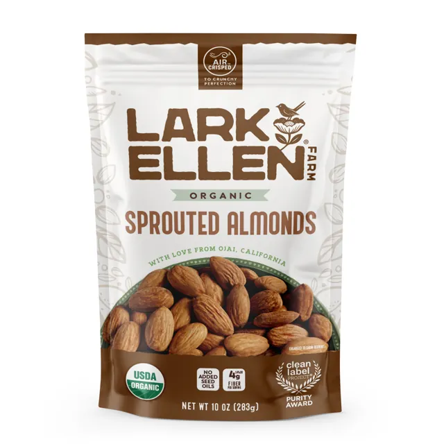 Lark Ellen Farm Almonds, Organic Sprouted