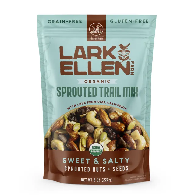 Lark Ellen Farm Sweet & Salty Organic Sprouted Trail Mix