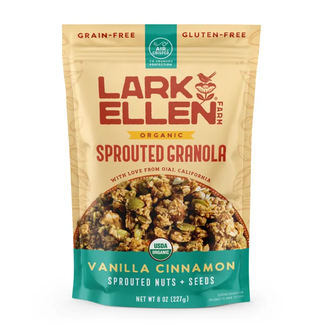Lark Ellen Farm Vanilla Cinnamon Organic Sprouted Granola