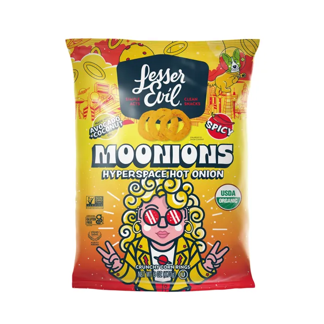 LesserEvil Hyperspace Hot Onion Moonions