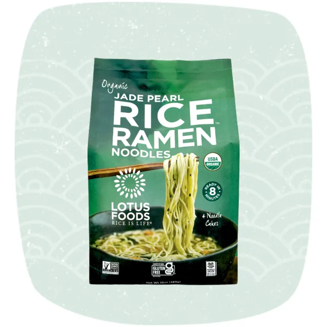 Lotus Foods Organic Jade Pearl Rice Ramen (4 Ramen Cakes)