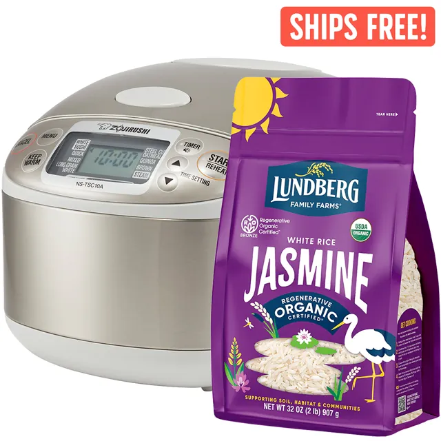 Lundberg Family Farms Lundberg X Zojirushi, Jasmine Rice