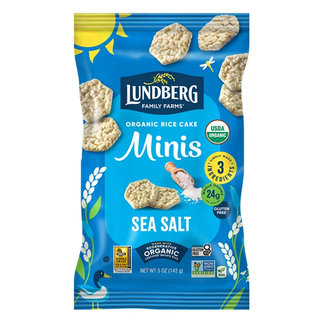 Lundberg Family Farms Organic Sea Salt Rice Cake Minis