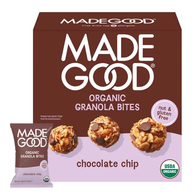 MadeGood Chocolate Chip Granola Bites