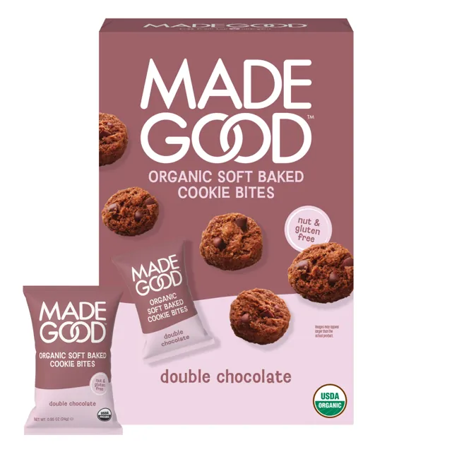 MadeGood Double Chocolate Soft Baked Mini Cookies