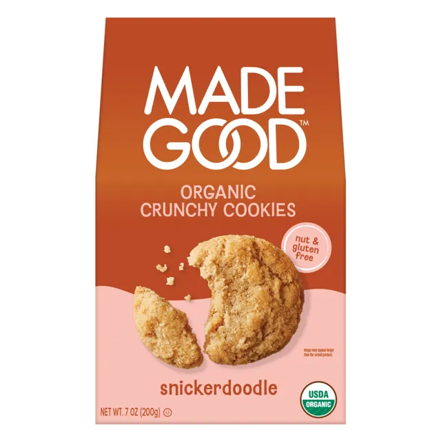 MadeGood Snickerdoodle Crunchy Cookies