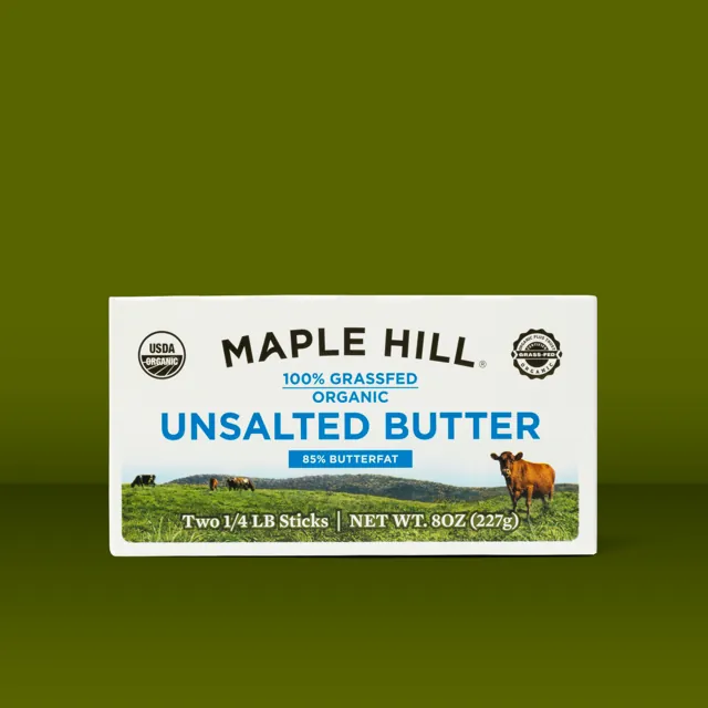 Maple Hill Unsalted Butter