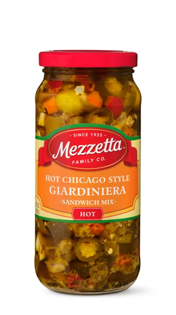 Mezzetta Hot Chicago Style Giardiniera Sandwich Mix