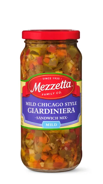 Mezzetta Mild Chicago Style Giardiniera Sandwich Mix