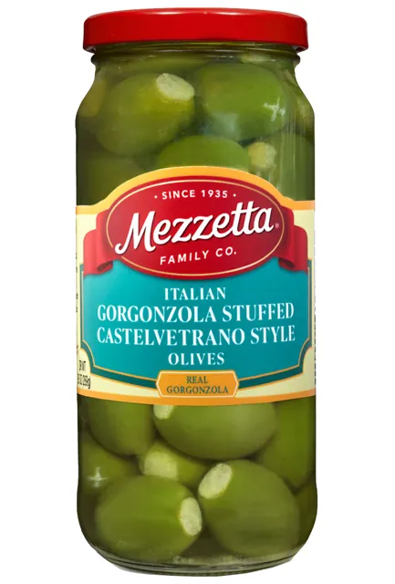 Mezzetta Italian Gorgonzola Stuffed Castelvetrano Olives