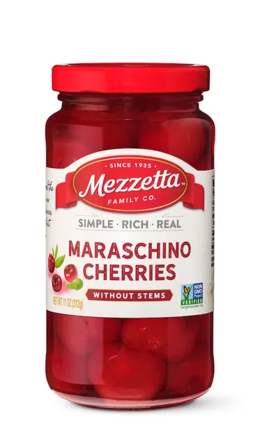 Mezzetta Maraschino Cherries Without Stems
