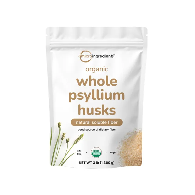 Micro Ingredients Organic Whole Psyllium Husks