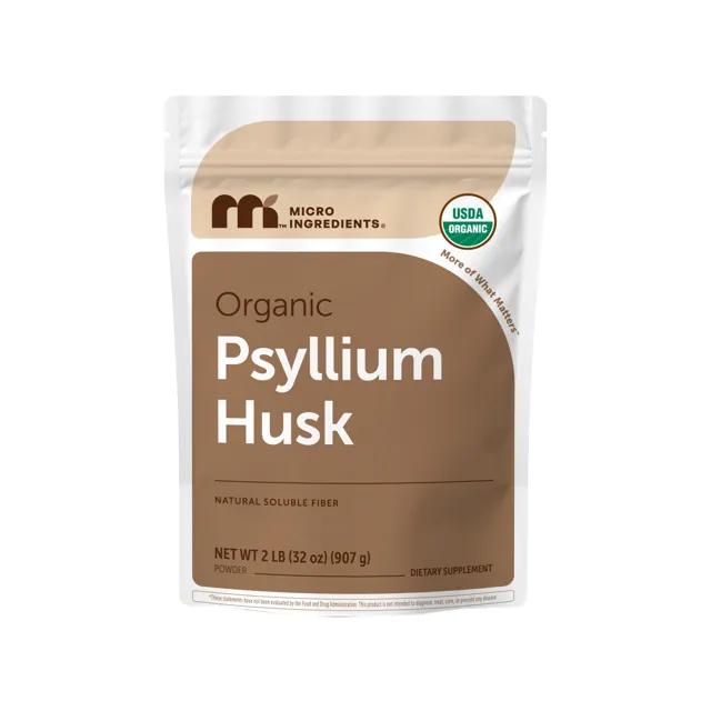 Micro Ingredients Organic Psyllium Husk Powder, Unflavored