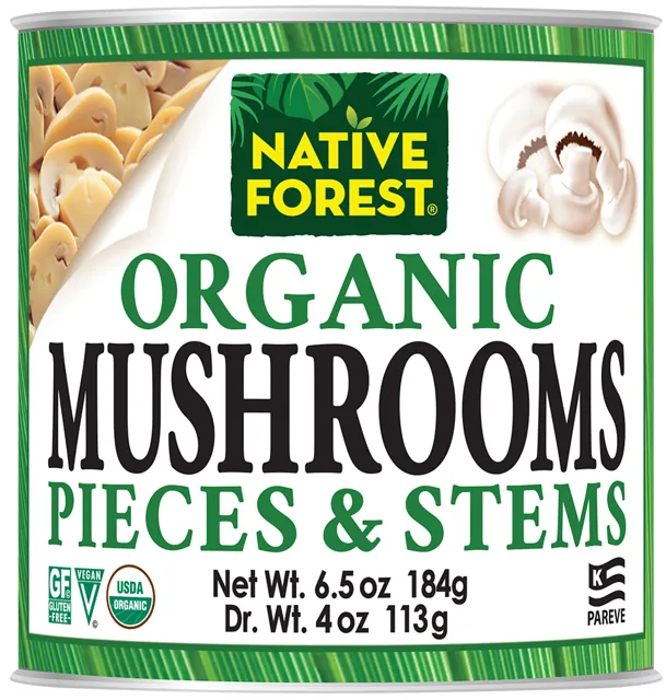 Native Forest Organic Mushrooms Pieces & Stems