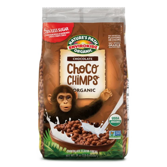 EnviroKidz Organic Choco Chimps Less Sugar Cereal