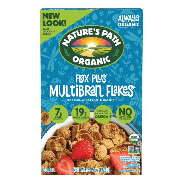 Nature's Path Organic Flax Plus Multibran Flakes Cereal