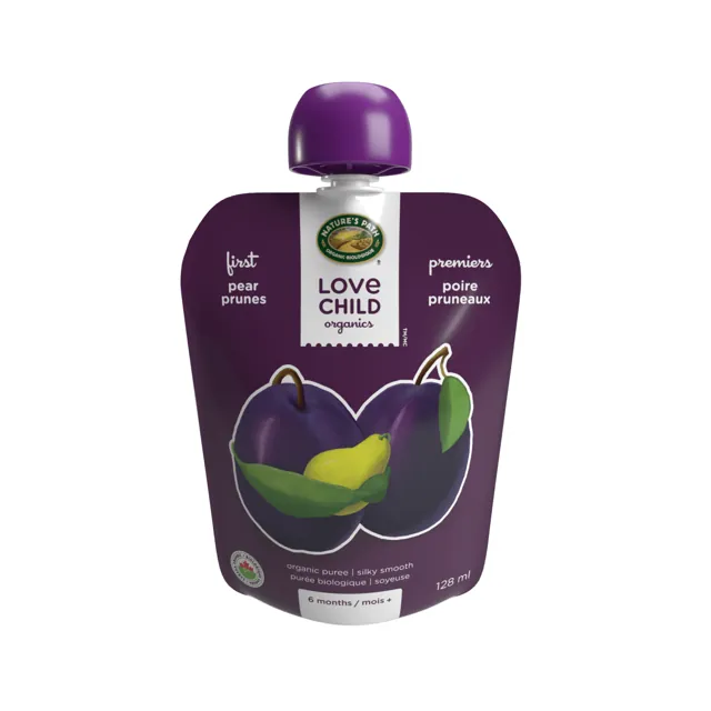 Nature's Path Love Child Organics Simple Firsts Pear/Prunes Puree