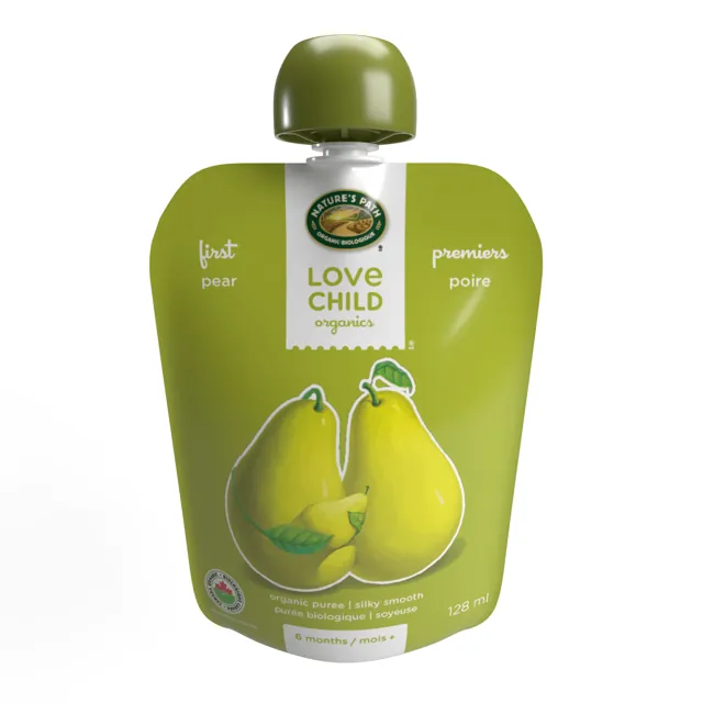 Nature's Path Love Child Organics Simple Firsts Pears Puree