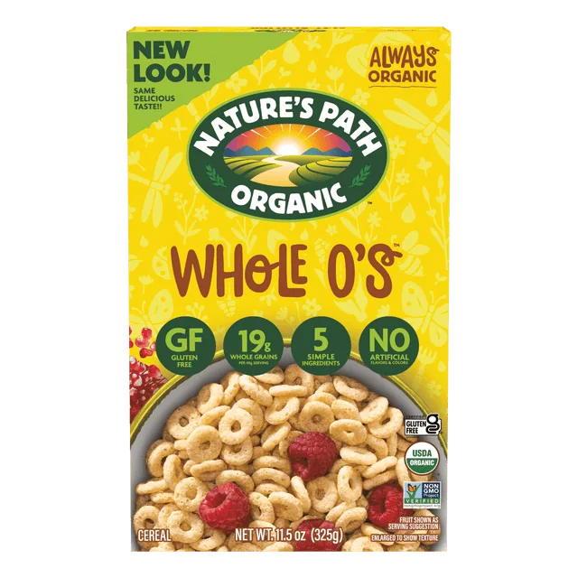 Nature's Path Organic Whole O’s Gluten-Free Cereal
