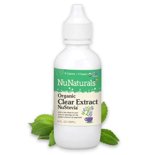 NuNaturals Organic Clear Extract Stevia