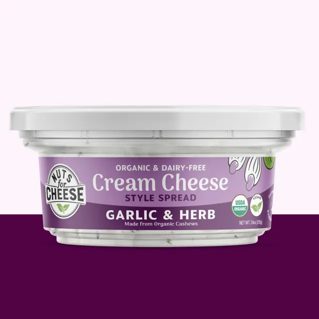 Nuts for Cheese Garlic & Herb Cream Cheese Style Spread