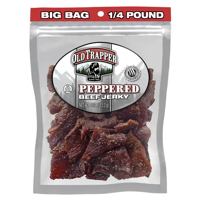 Old Trapper Beef Jerky – Peppered